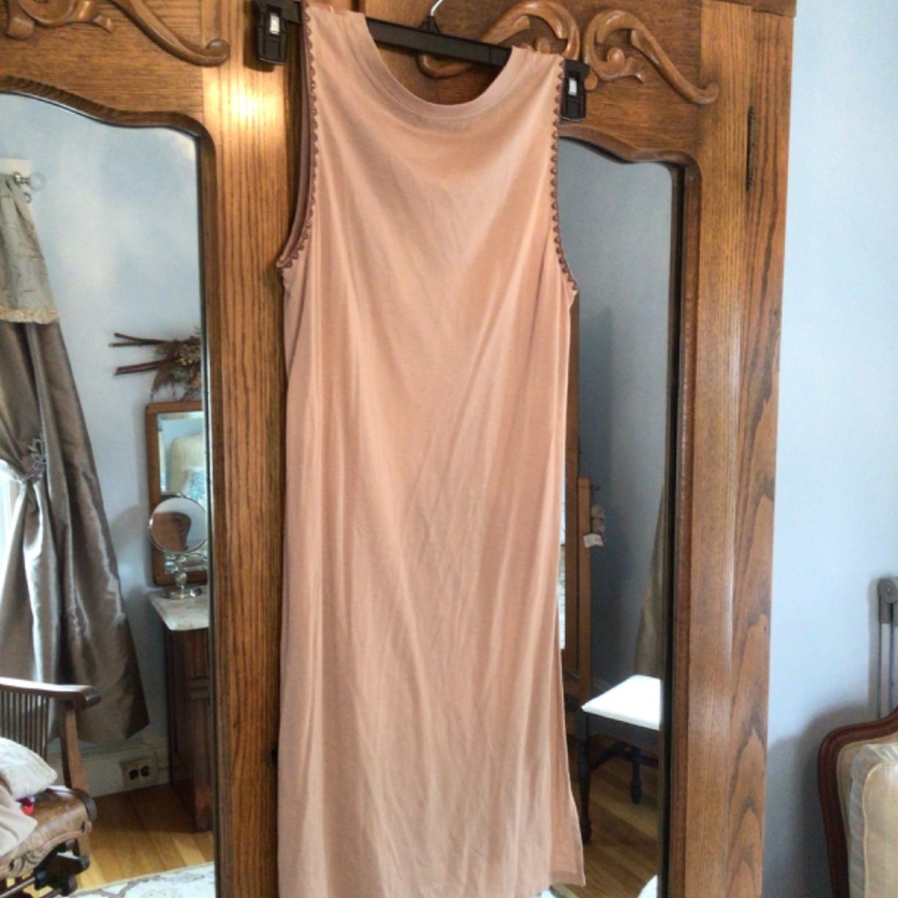 Miss Me Peach and gold studded Aztec print Tunic sz small - Picture 4 of 5
